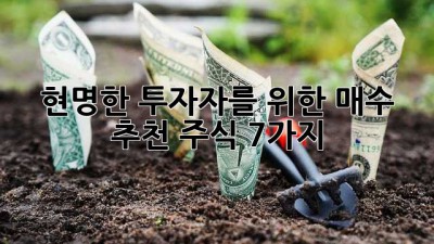 🚀 현명한 투자자를 위한 매수 추천 주식 7가지 💰
